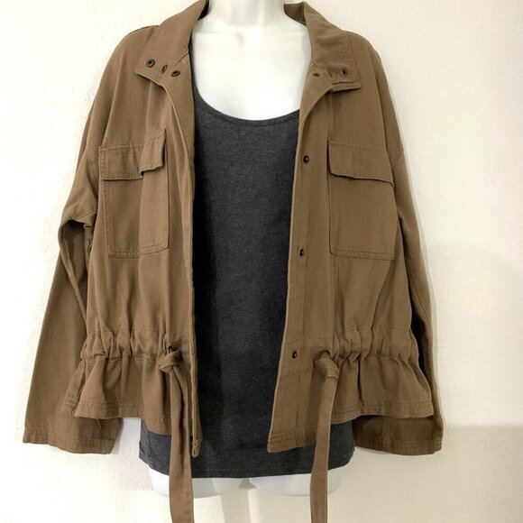 TIME AND TRU BROWN UTILITY JACKET GREAT CONDITION - Picture 11 of 15